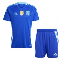 Maglia Calcio Argentina Seconda Divisa Bambino Copa America 2024 Manica Corta (+ pantaloncini)